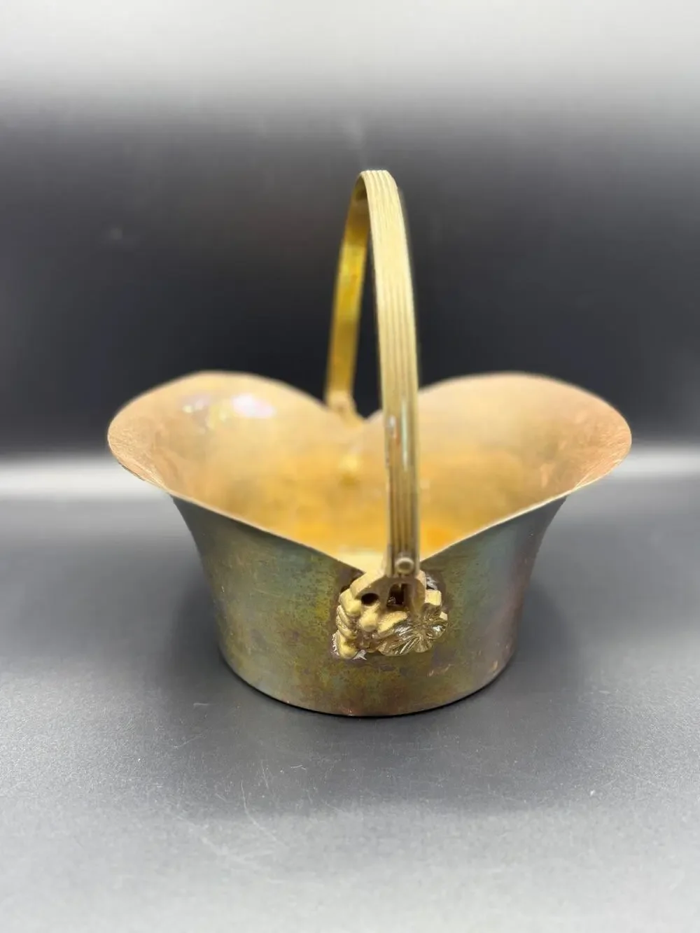 VTG Brass Basket